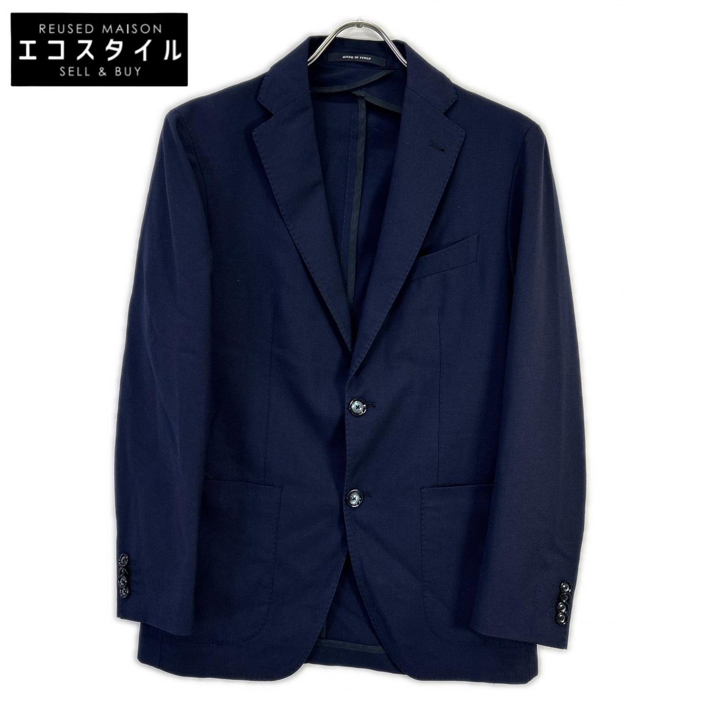TAGLIATORE 1SMC22K Navy Wool Montecarlo Hopsack 2B Tailored Jacket