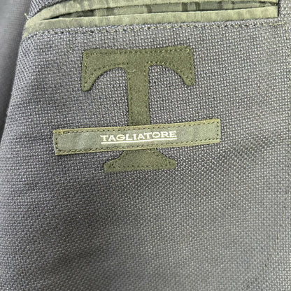 TAGLIATORE 1SMC22K Navy Wool Montecarlo Hopsack 2B Tailored Jacket