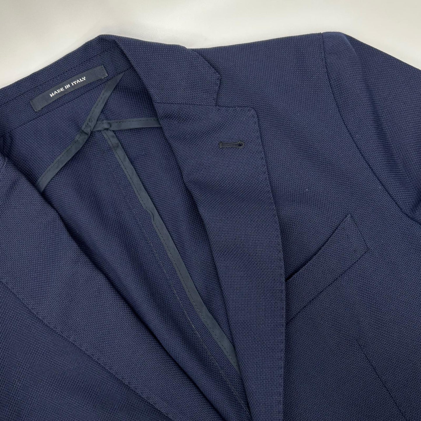 TAGLIATORE 1SMC22K Navy Wool Montecarlo Hopsack 2B Tailored Jacket