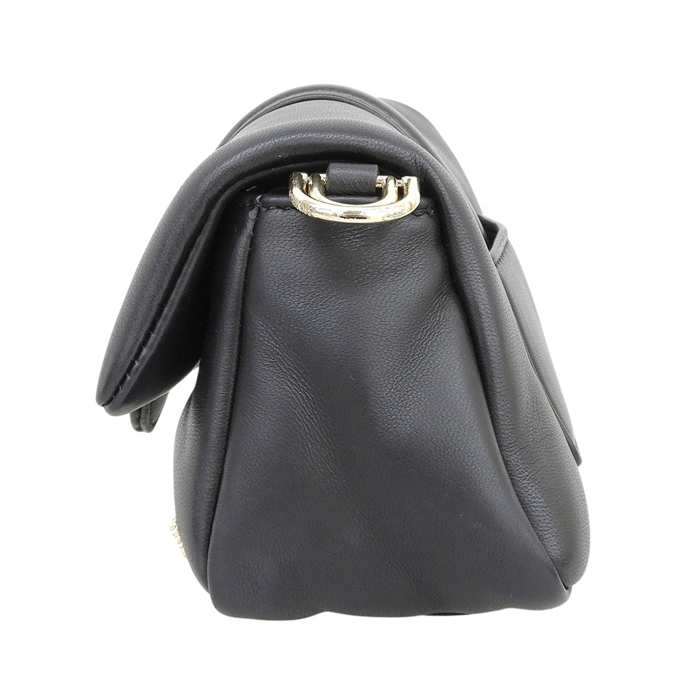 JACQUEMUS ジャックムス ラムスキン×コットン Le Petit bambimou 2WAY ショルダーバッグ ハンドバッグ レディース ブラック 23H233BA335 ハンドバッグ