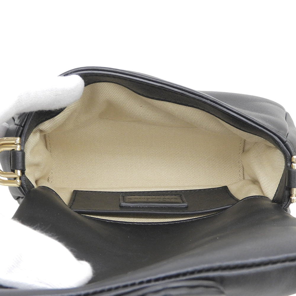 JACQUEMUS ジャックムス ラムスキン×コットン Le Petit bambimou 2WAY ショルダーバッグ ハンドバッグ レディース ブラック 23H233BA335 ハンドバッグ
