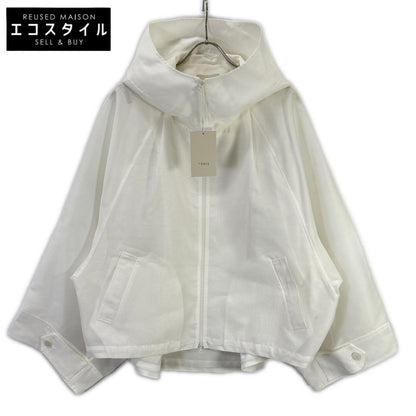 LE PHIL 534-5150301 25SS White FLUFFY Jacket Zip-Up Hooded Jacket