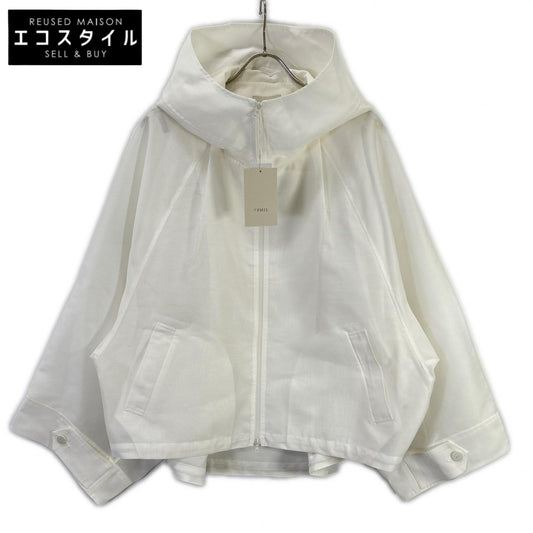 LE PHIL 534-5150301 25SS White FLUFFY Jacket Zip-Up Hooded Jacket
