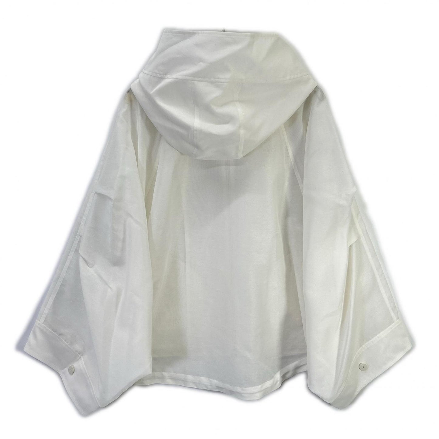 LE PHIL 534-5150301 25SS White FLUFFY Jacket Zip-Up Hooded Jacket