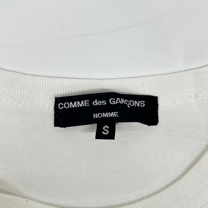 COMMEdesGARCONS HOMME コムデギャルソンオム HI-T010 22SS ホワイト ロゴプリントワンポケットLSカットソー トップス