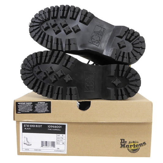 Dr.Martens ドクターマーチン BXB BOOT スチールトゥ 10ホールブーツ シューズ メンズ ブラック 5 8761 シューズ