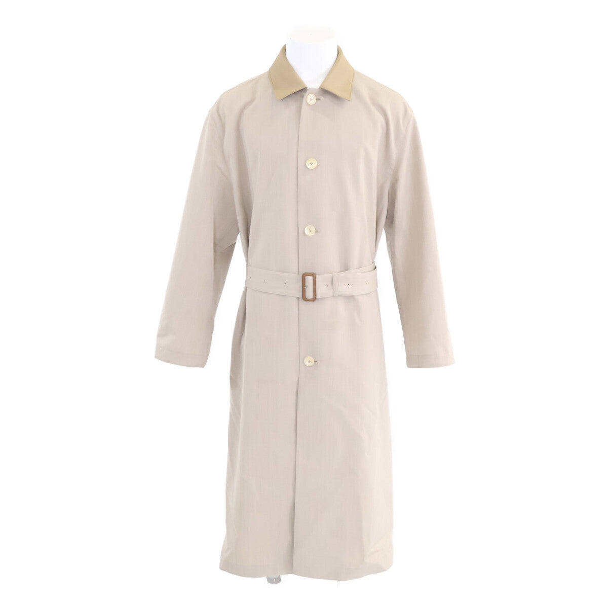 AURALEE オーラリー 【全新/26SS】A26SC05WC WOOL MAX CANVAS COAT 羊毛 腰带款 单排扣 大衣