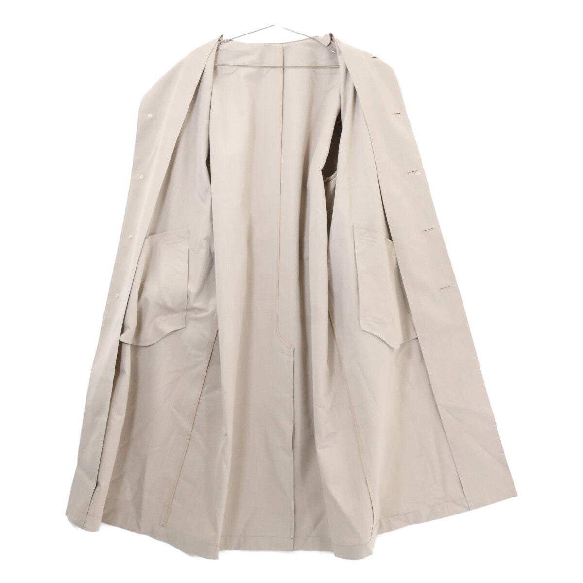 AURALEE オーラリー 【全新/26SS】A26SC05WC WOOL MAX CANVAS COAT 羊毛 腰带款 单排扣 大衣