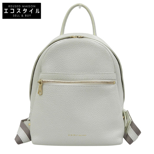 A.D.M.J. Accessoires De Mademoiselle ADMJ モーツァルト バックパック レザー リュック デイパック レディース ホワイト系 G金具 リュック バックパック