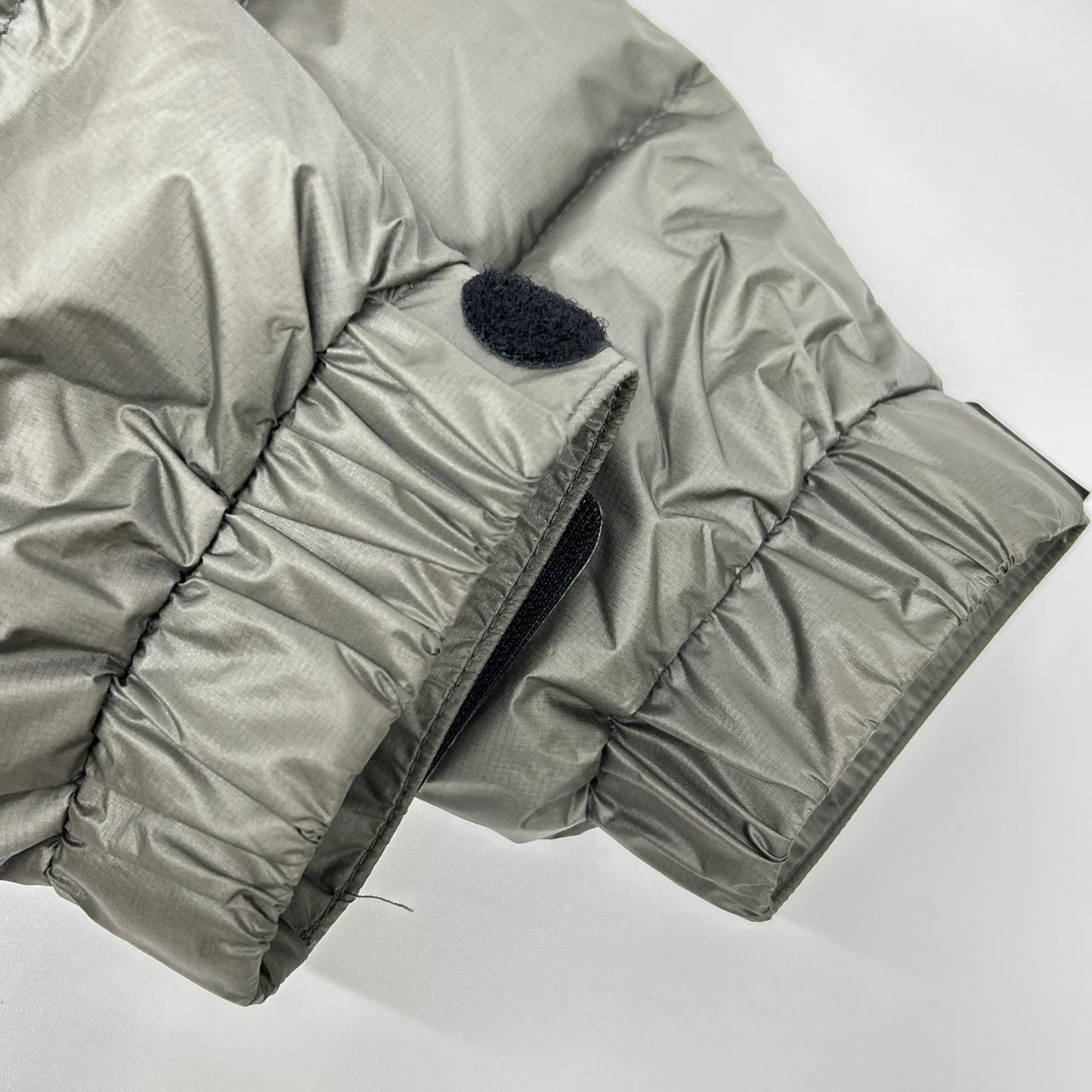 NANGA x MOONLOID White Label Light Grey Nylon EXCLUSIVE EDITION Down Parka Jacket