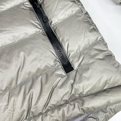 NANGA x MOONLOID White Label Light Grey Nylon EXCLUSIVE EDITION Down Parka Jacket