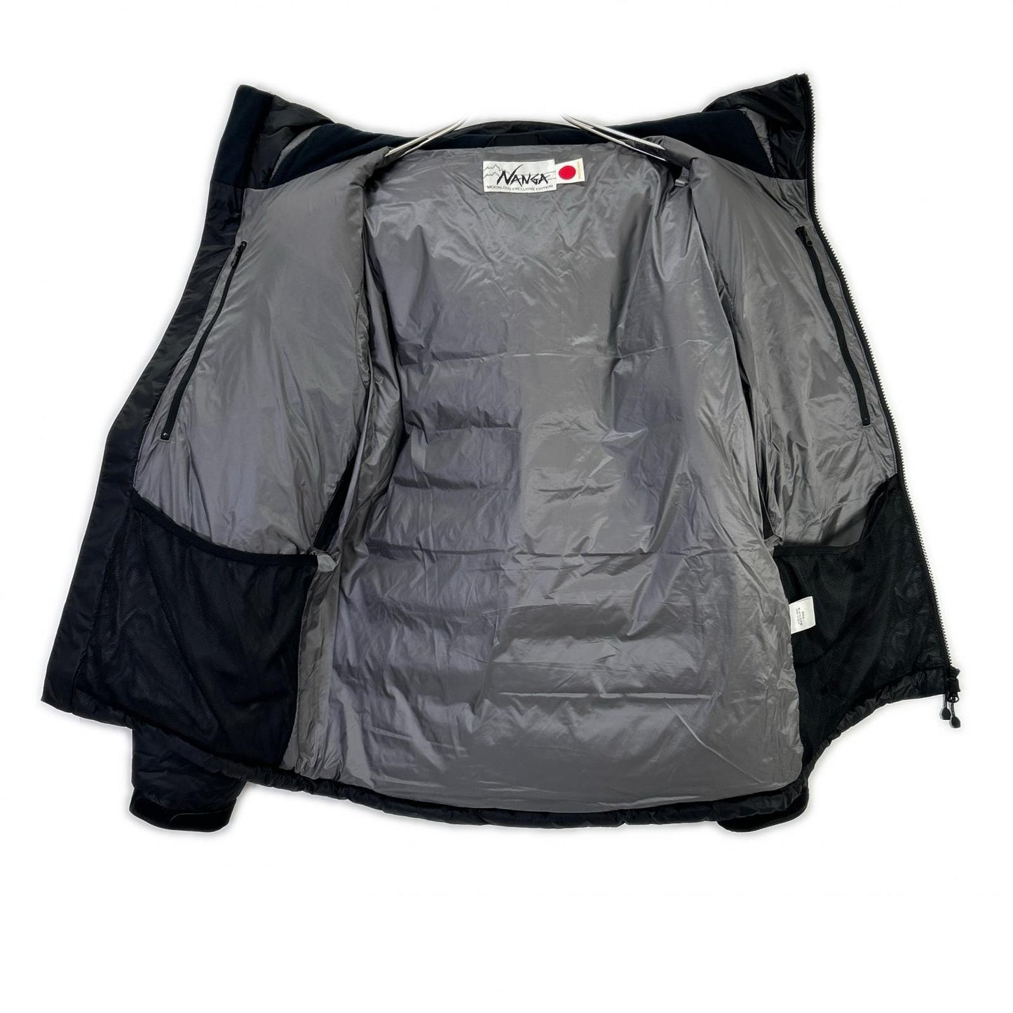 NANGA Nanga [MOONLOID Exclusive] White Label Black Nylon EXCLUSIVE EDITION Down Parka Jacket