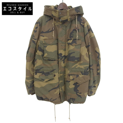 JOHN BULL ジョンブル 未使用 カモフラ柄 顔料染め コットン ナイロン M-65 フィールドジャケット メンズ カーキグリーン L 16474 ジャケット