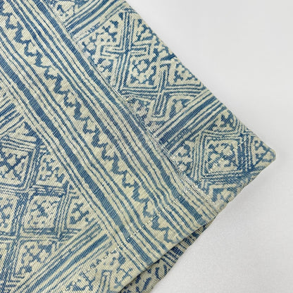 RRL ダブルアールエル MNRRKNI1N820022 インディゴ×クリーム コットン Bandana Print Jersey Camp Shirt/バンダナプリント ジャージーキャンプシャツ トップス