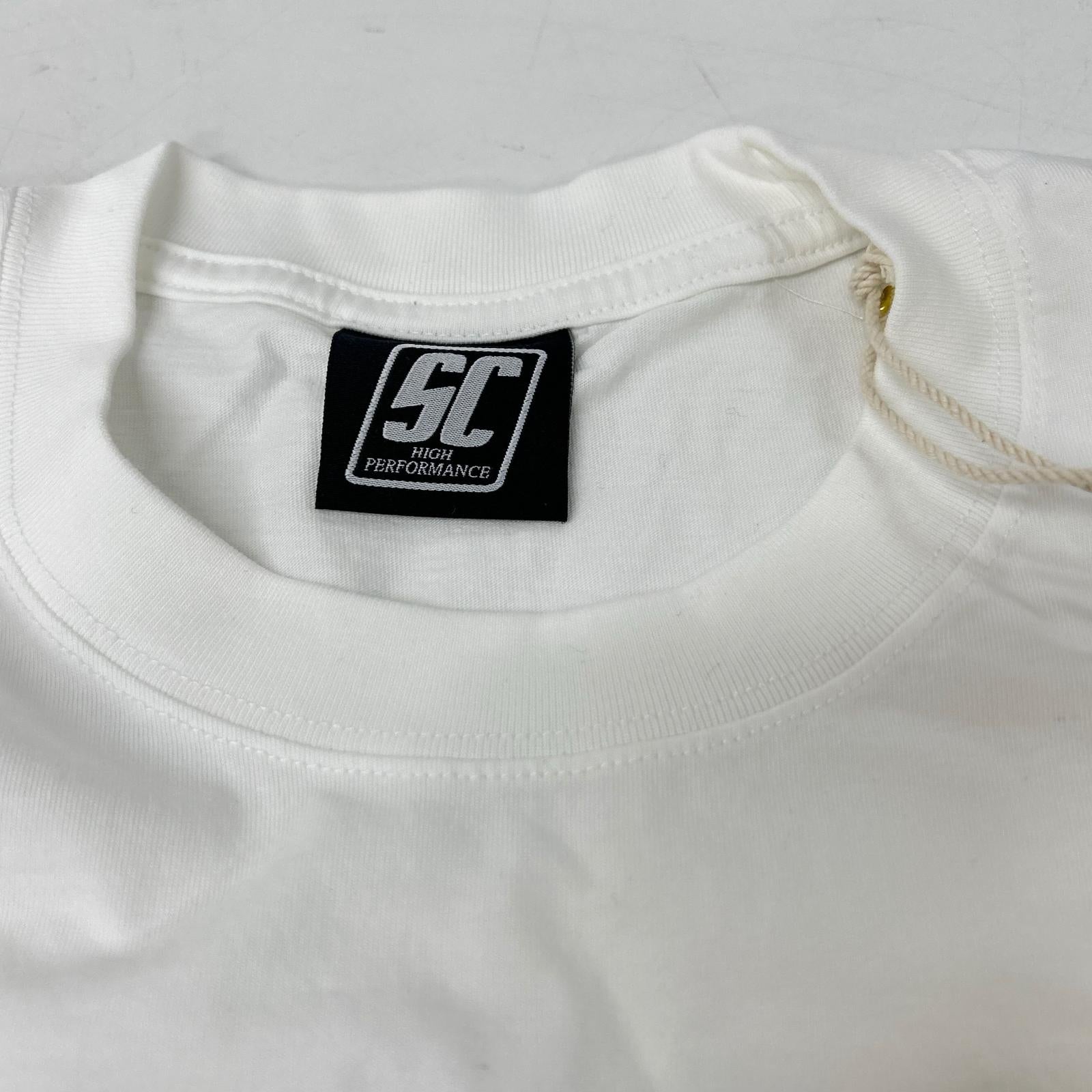 SC Subculture エスシー サブカルチャー SCST-S2206 ホワイト コットン EMBLEM EAGLE T-SHIRT トップス