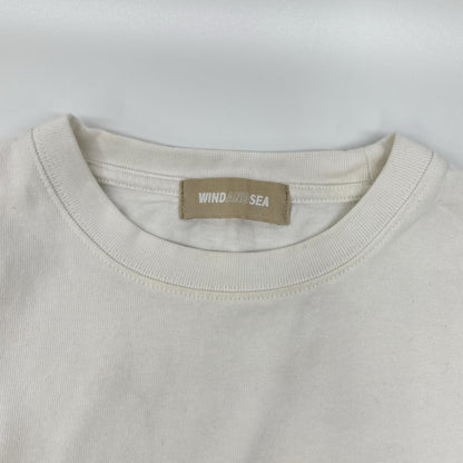 WIND AND SEA ウィンダンシー WDS-O-ESPG-25-Q3-CS-01 ホワイト コットン SEA刺繍 PIGMENT POCKET TEE トップス