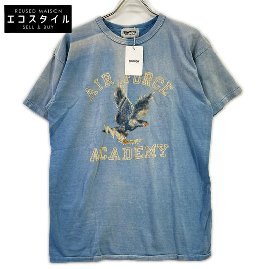 BW241-AFA8T ｴｲｼﾞﾝｸﾞﾗｲﾄﾌﾞﾙｰ ｺｯﾄﾝ混 AIR FORCE ACADEMY 8812 TEE トップス L メンズ