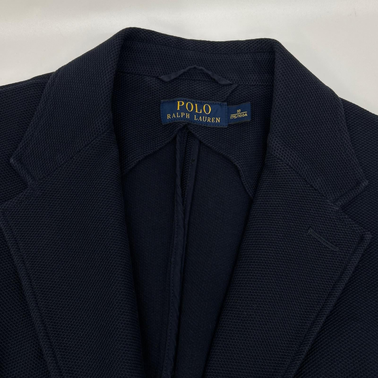 POLObyRalphLauren ポロラルフローレン ネイビー コットン 2B テーラードジャケット ジャケット