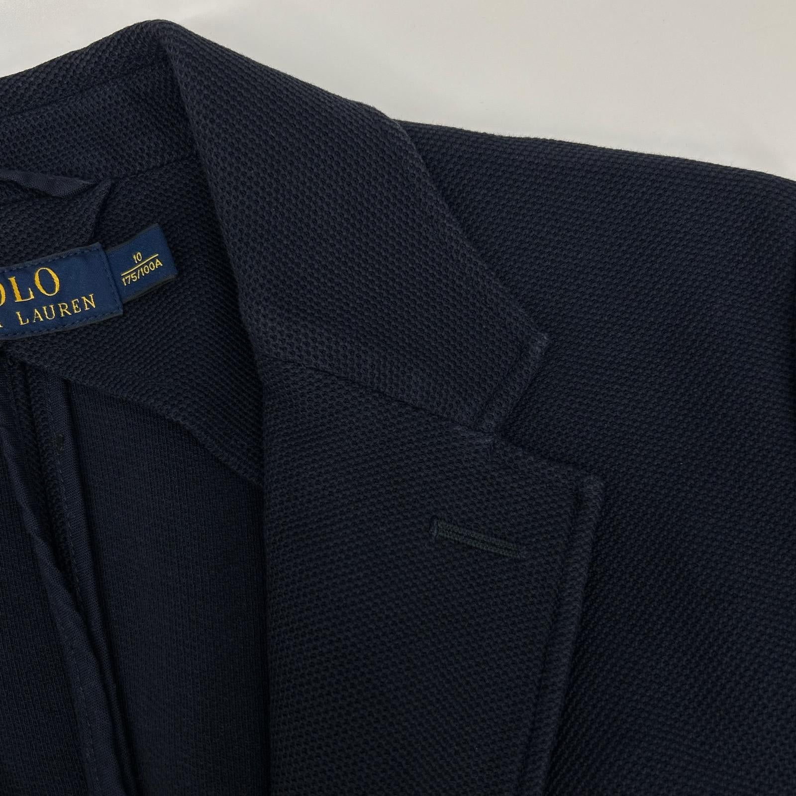 POLObyRalphLauren ポロラルフローレン ネイビー コットン 2B テーラードジャケット ジャケット