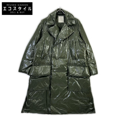 Maison MIHARA YASUHIRO メゾンミハラヤスヒロ 91111316 ダークグリーン ダブルブレスト ダウンコート コート