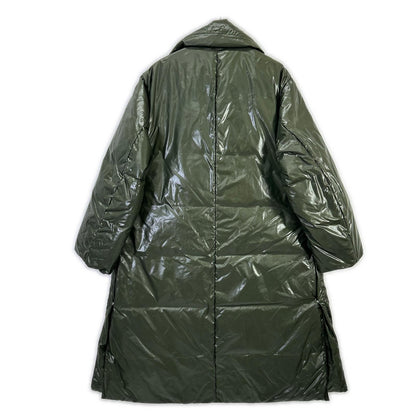 Maison MIHARA YASUHIRO メゾンミハラヤスヒロ 91111316 ダークグリーン ダブルブレスト ダウンコート コート