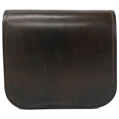 LAST CROPS ラストクロップス マーブルブラック ラフアウト HORWEEN社 シェルコードバン SPANKER I/スパンカーⅠ二つ折り財布 二つ折り財布（小銭入れあり）