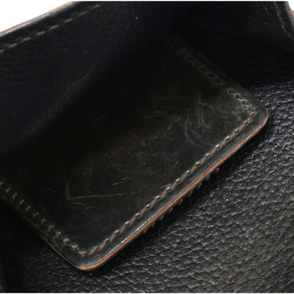 LAST CROPS ラストクロップス マーブルブラック ラフアウト HORWEEN社 シェルコードバン SPANKER I/スパンカーⅠ二つ折り財布 二つ折り財布（小銭入れあり）