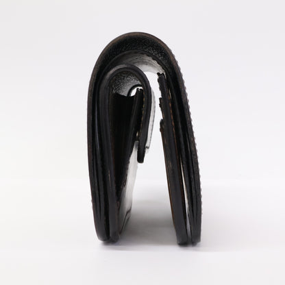 LAST CROPS ラストクロップス マーブルブラック ラフアウト HORWEEN社 シェルコードバン SPANKER I/スパンカーⅠ二つ折り財布 二つ折り財布（小銭入れあり）