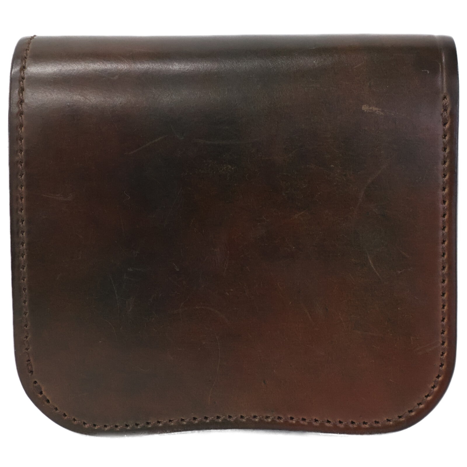 LAST CROPS ラストクロップス マーブルブラック ラフアウト HORWEEN社 シェルコードバン SPANKER I/スパンカーⅠ二つ折り財布 二つ折り財布（小銭入れあり）