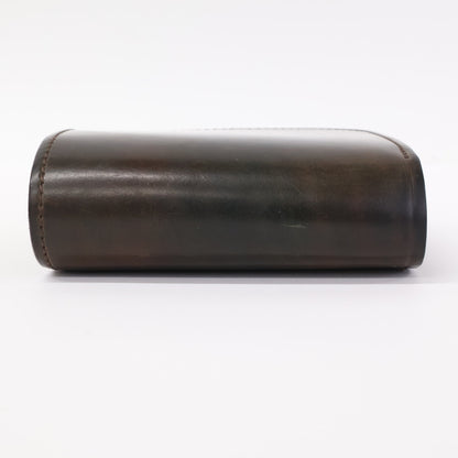 LAST CROPS ラストクロップス マーブルブラック ラフアウト HORWEEN社 シェルコードバン SPANKER I/スパンカーⅠ二つ折り財布 二つ折り財布（小銭入れあり）