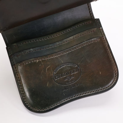 LAST CROPS ラストクロップス マーブルブラック ラフアウト HORWEEN社 シェルコードバン SPANKER I/スパンカーⅠ二つ折り財布 二つ折り財布（小銭入れあり）