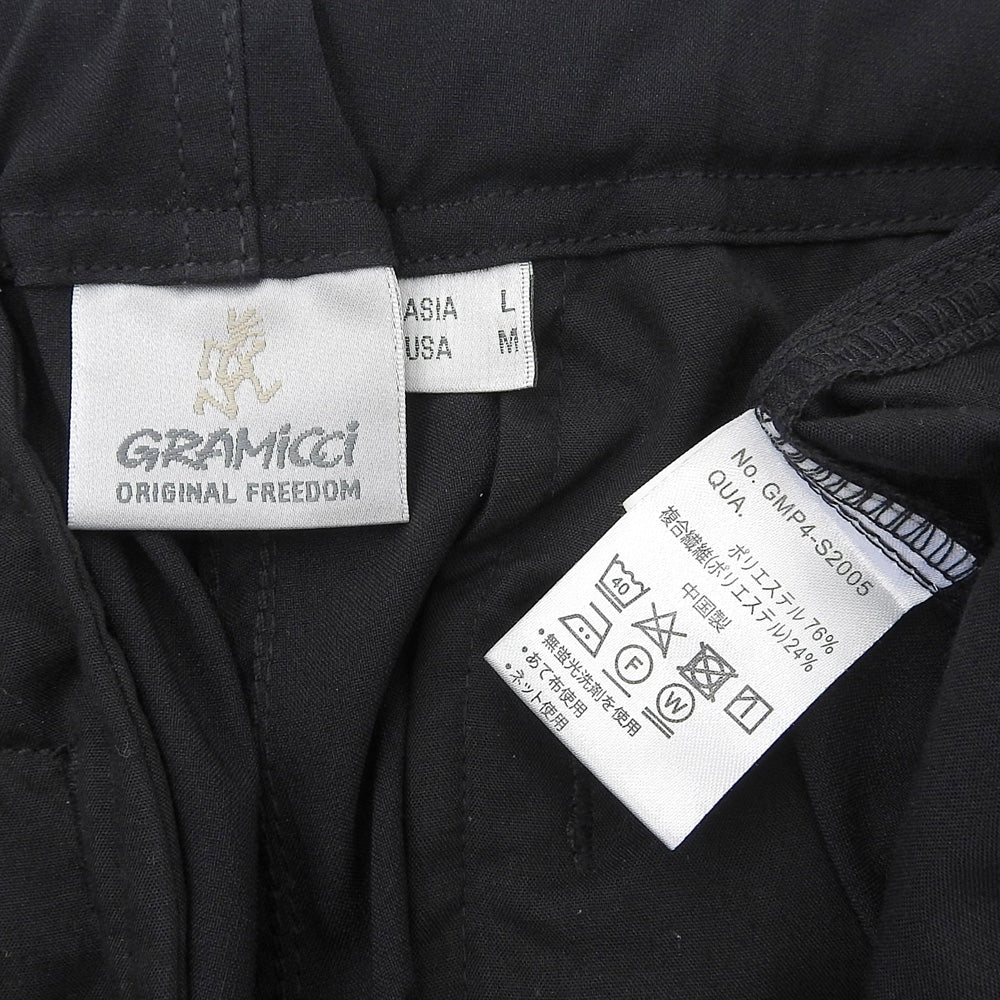 Gramicci グラミチ ストレッチ テーパードパンツ ボトムス メンズ ブラック L ボトムス
