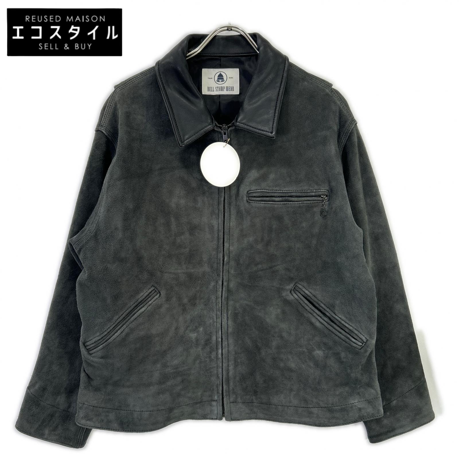 BELL STAMP WEAR ベルスタンプウェア 25S-BSW01 チャコールグリーン ゴートスエード CAR LOVE JAM レザージップジャケット ジャケット