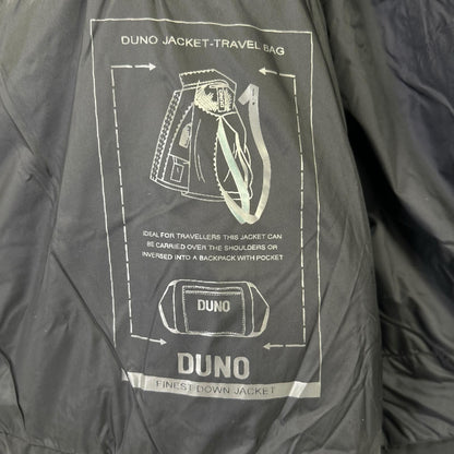 DUNO Duno 黑色 JUMP LICOSA 弹力尼龙连帽羽绒服 夹克