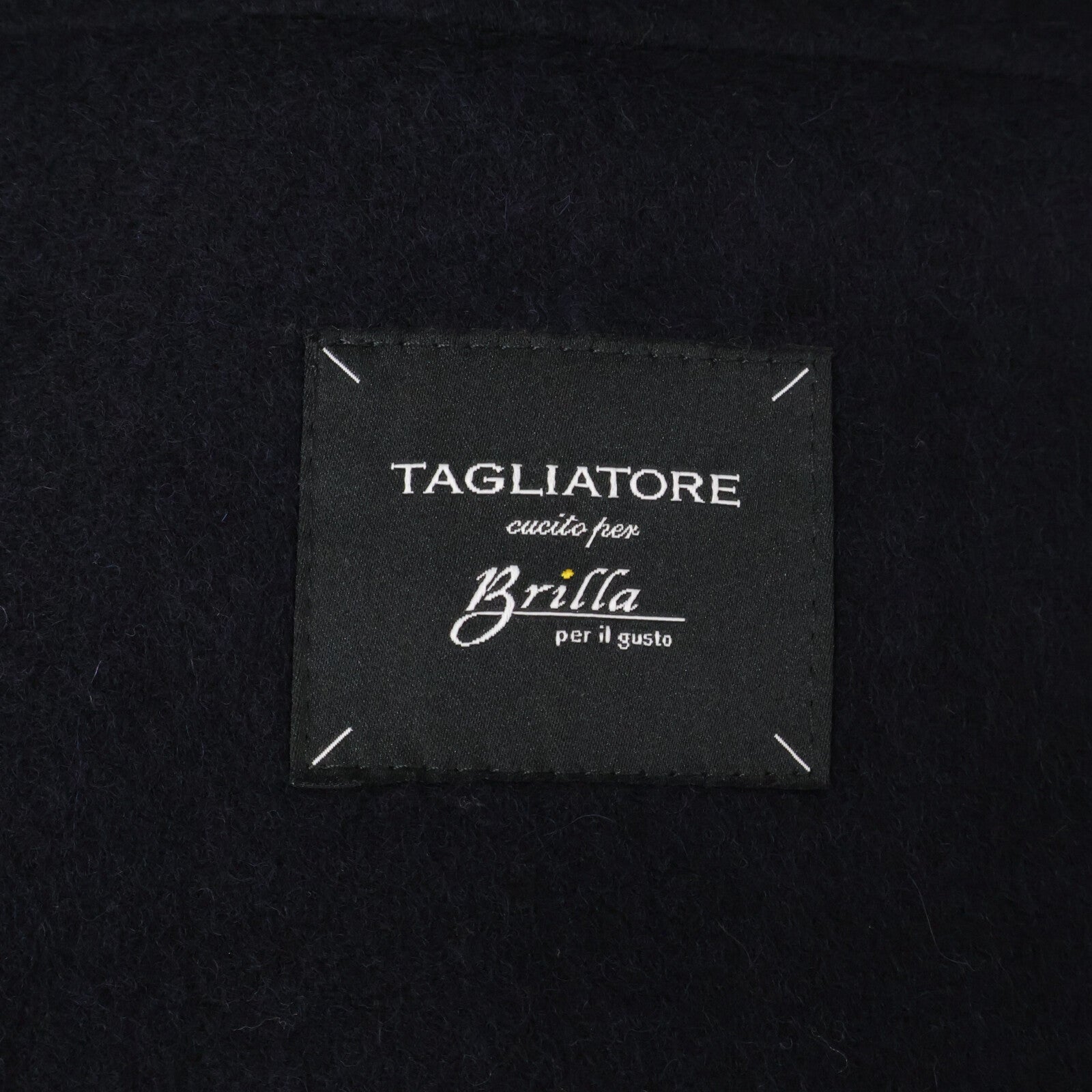 TAGLIATORE タリアトーレ Brilla per il gusto 別注【国内正規】330010 AMIR カシミヤ混 フランネル ソリッド ショート ブルゾン ジャケット
