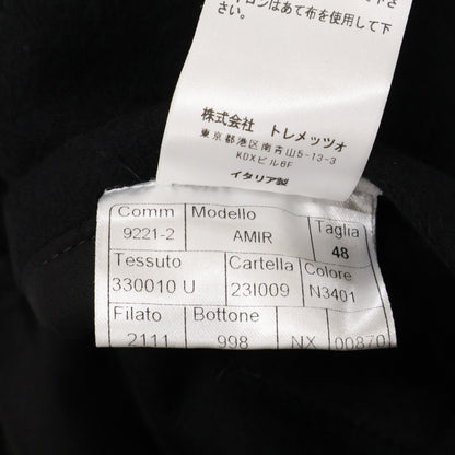 TAGLIATORE タリアトーレ Brilla per il gusto 別注【国内正規】330010 AMIR カシミヤ混 フランネル ソリッド ショート ブルゾン ジャケット