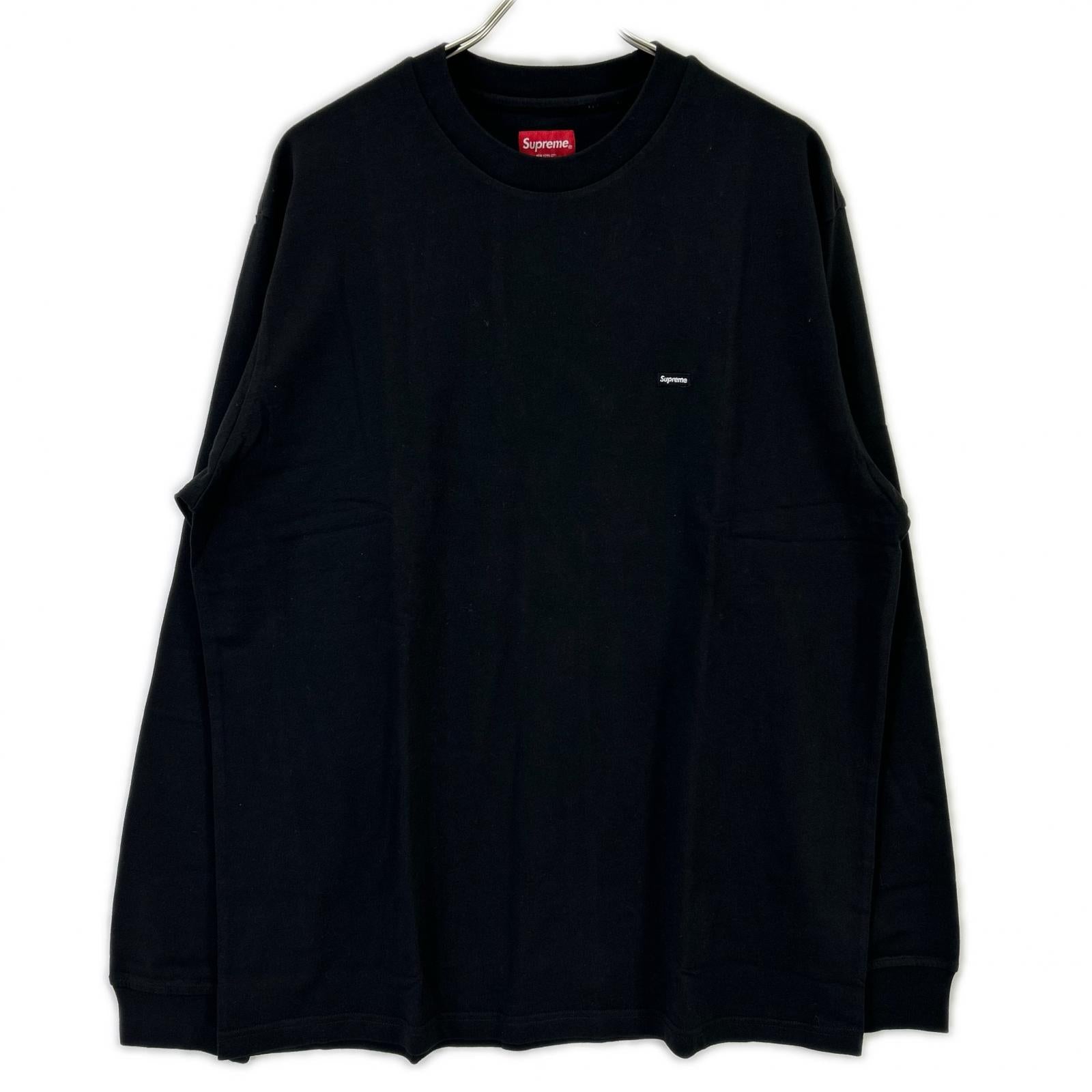 Supreme Supreme 黑色 Small Box L/S Tee 小方框徽标长袖T恤 上衣