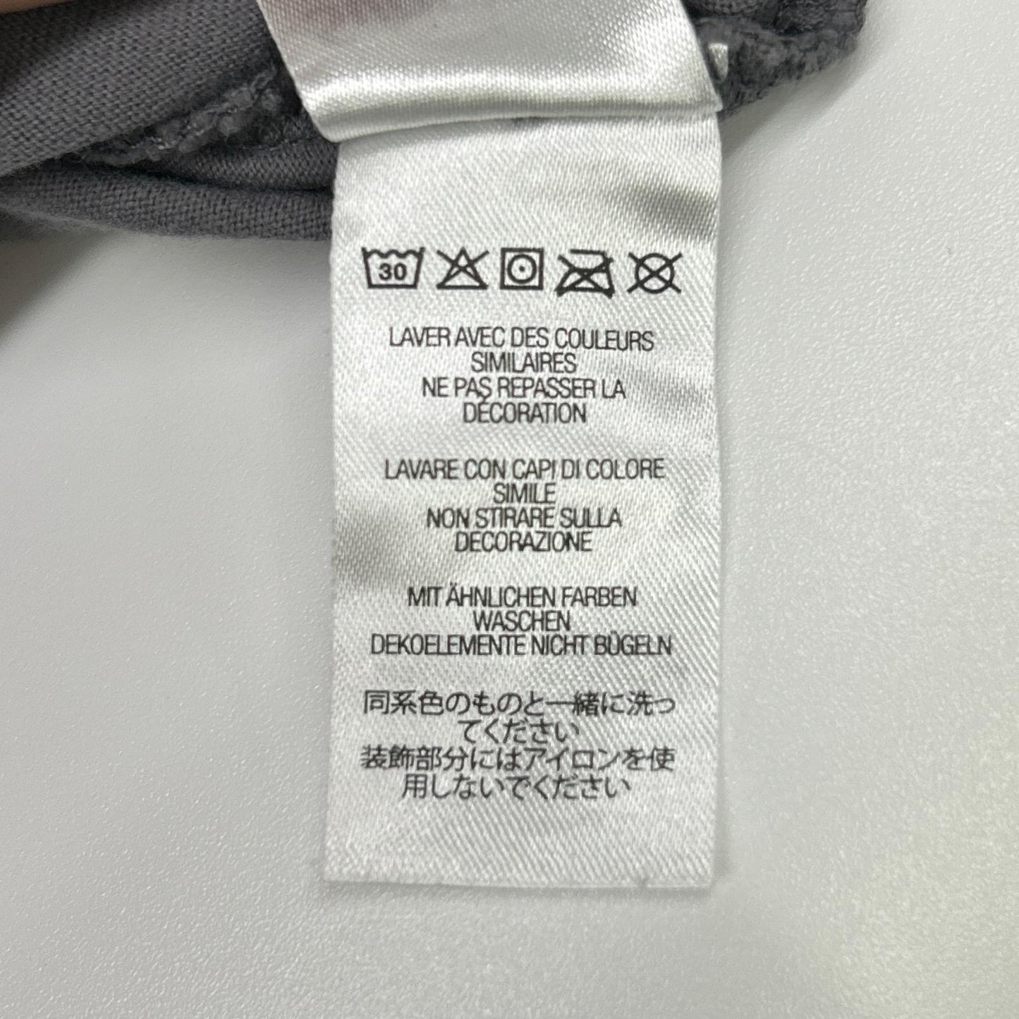Supreme シュプリーム グレー Small Box L/S Tee スモールボックスロゴロングスリーブカットソー トップス