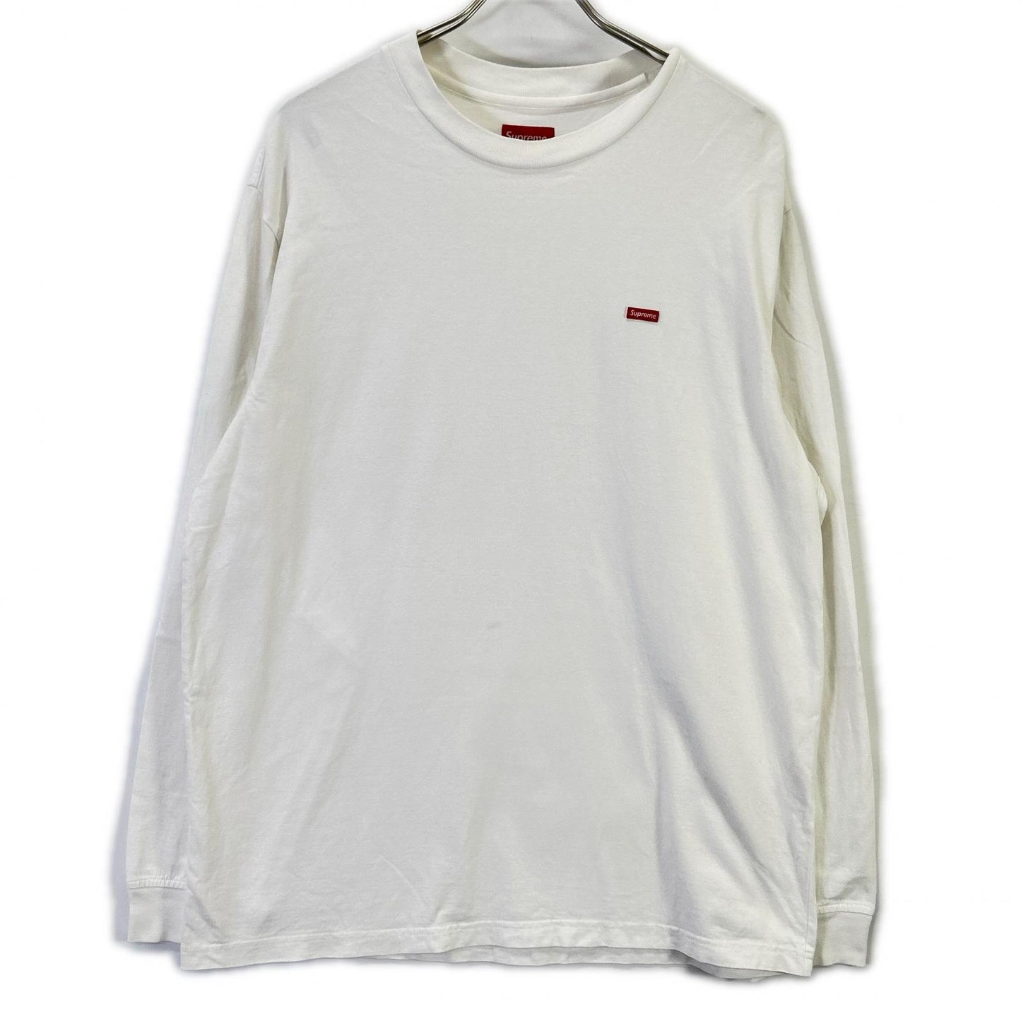 Supreme シュプリーム ホワイト Small Box L/S Tee スモールボックスロゴロングスリーブカットソー トップス