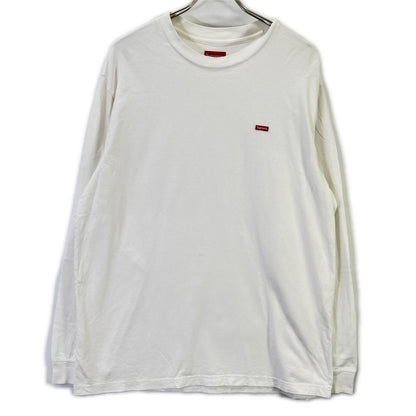 Supreme シュプリーム ホワイト Small Box L/S Tee スモールボックスロゴロングスリーブカットソー トップス