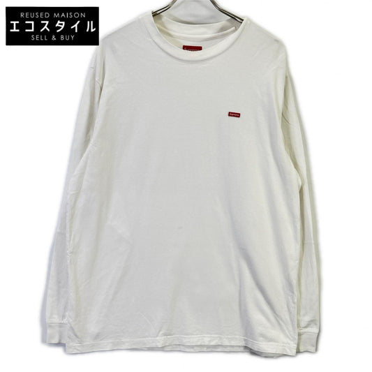 Supreme シュプリーム ホワイト Small Box L/S Tee スモールボックスロゴロングスリーブカットソー トップス