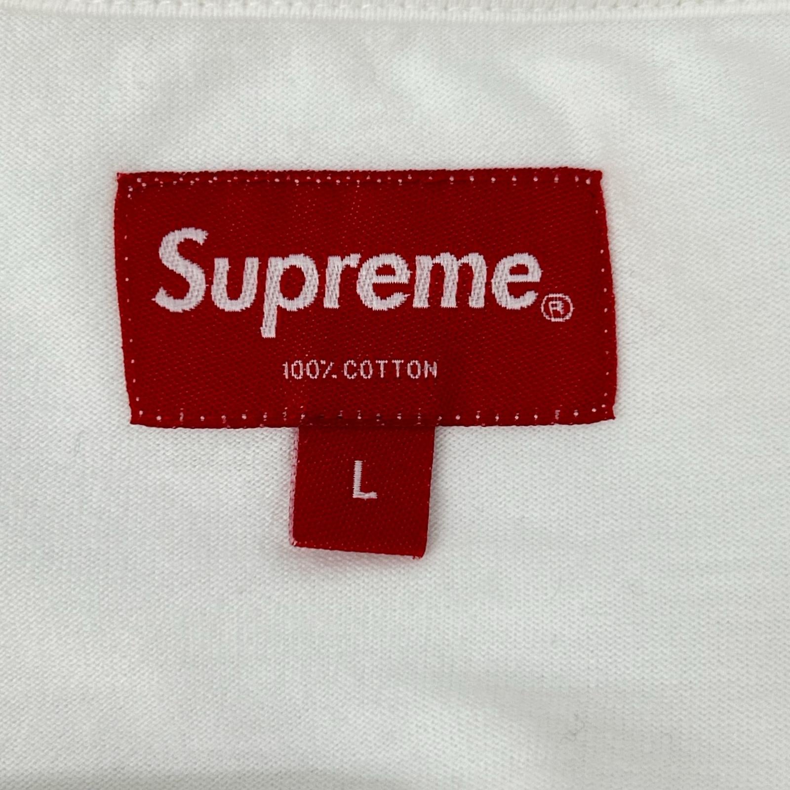 Supreme シュプリーム ホワイト Small Box L/S Tee スモールボックスロゴロングスリーブカットソー トップス