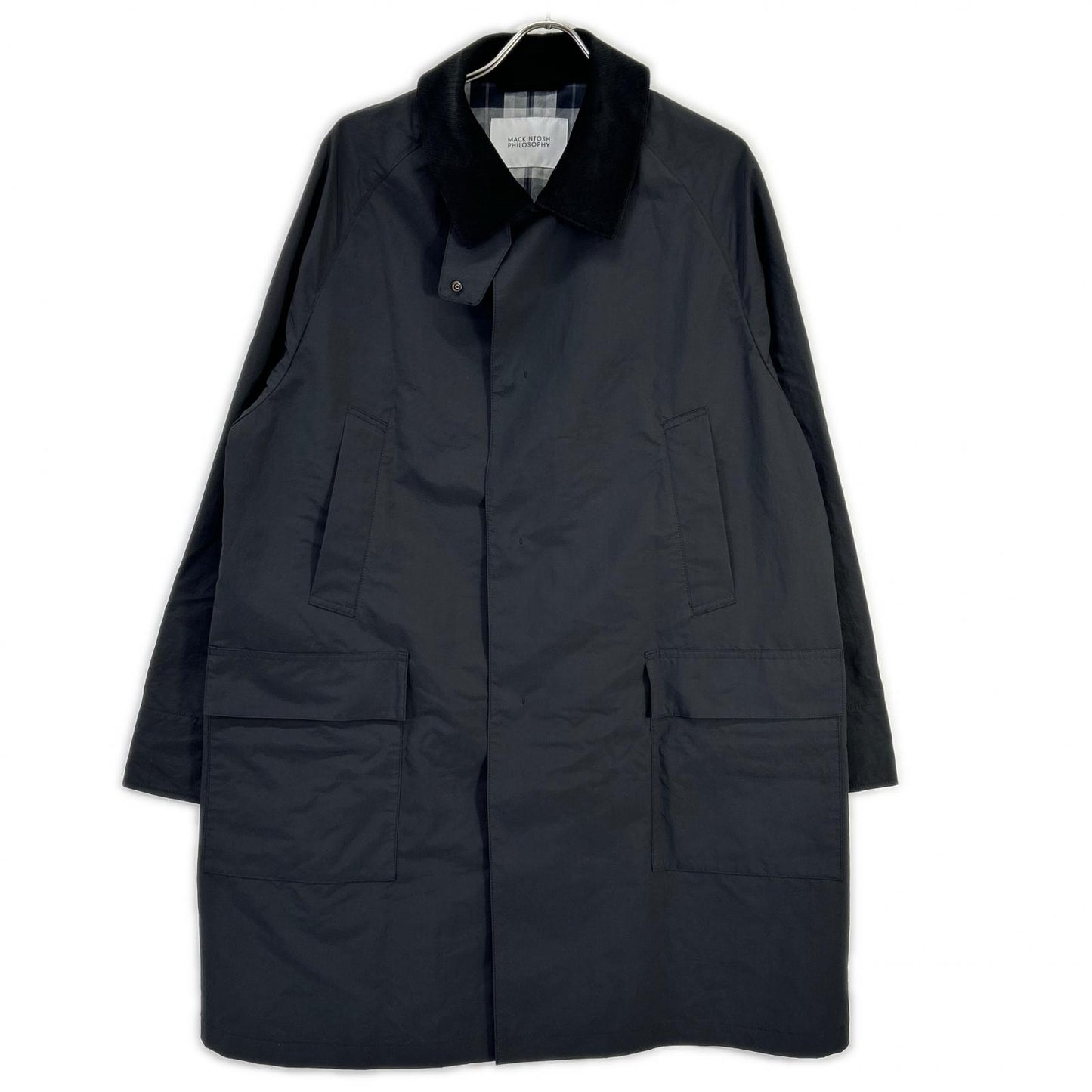 MACKINTOSH マッキントッシュ H1C58-579-09 24年製 ブラック ステンカラーコート コート