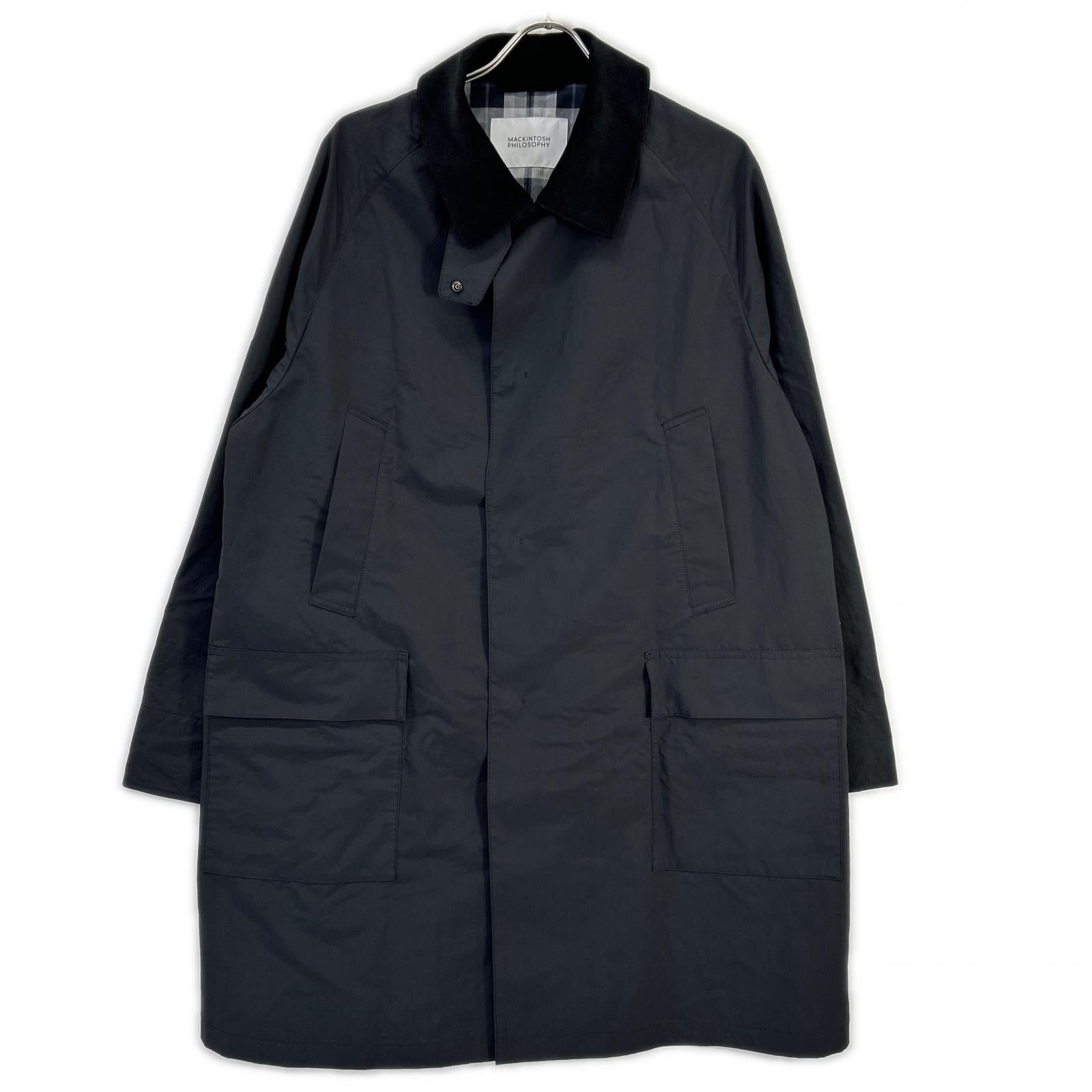 MACKINTOSH マッキントッシュ H1C58-579-09 24年製 ブラック ステンカラーコート コート