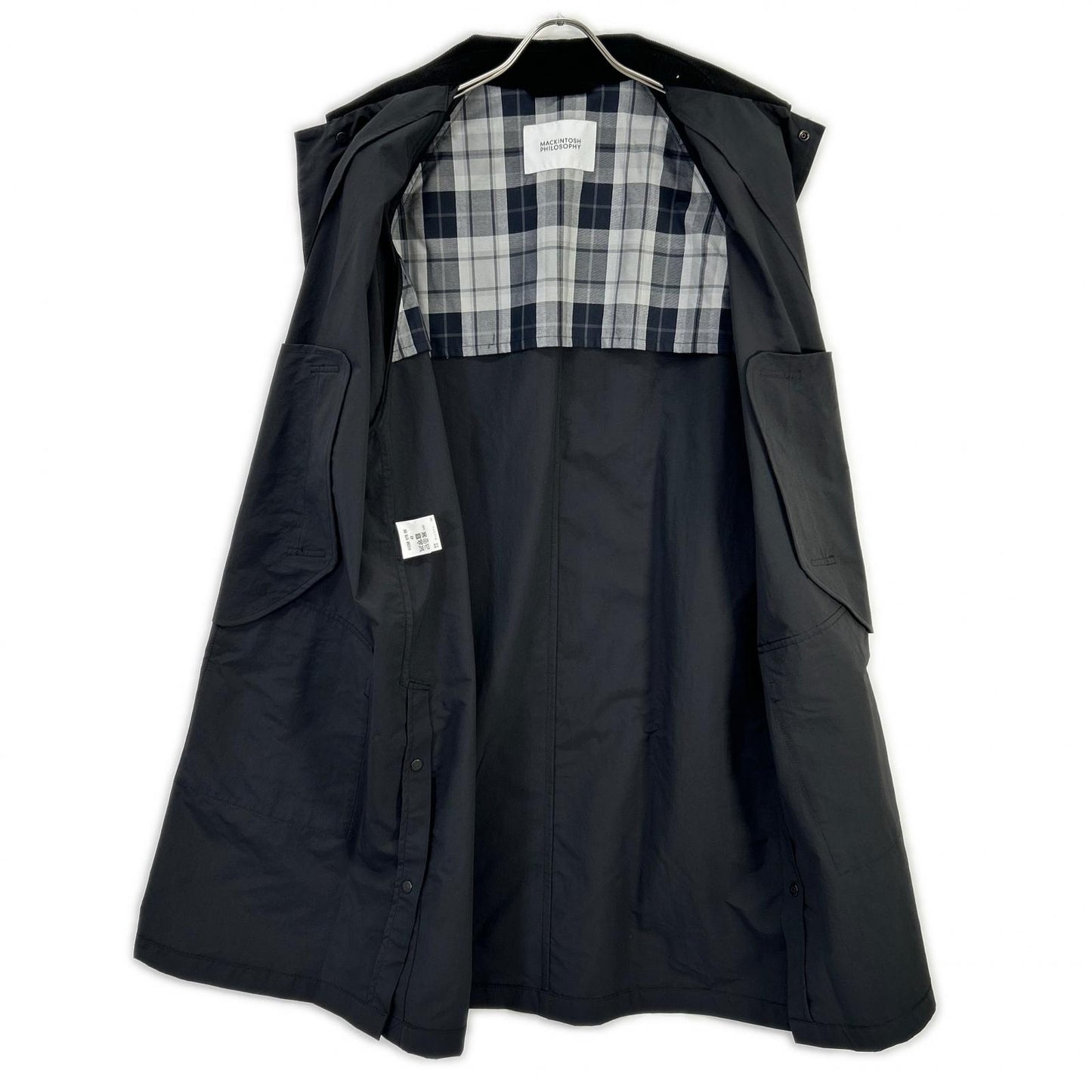 MACKINTOSH マッキントッシュ H1C58-579-09 24年製 ブラック ステンカラーコート コート