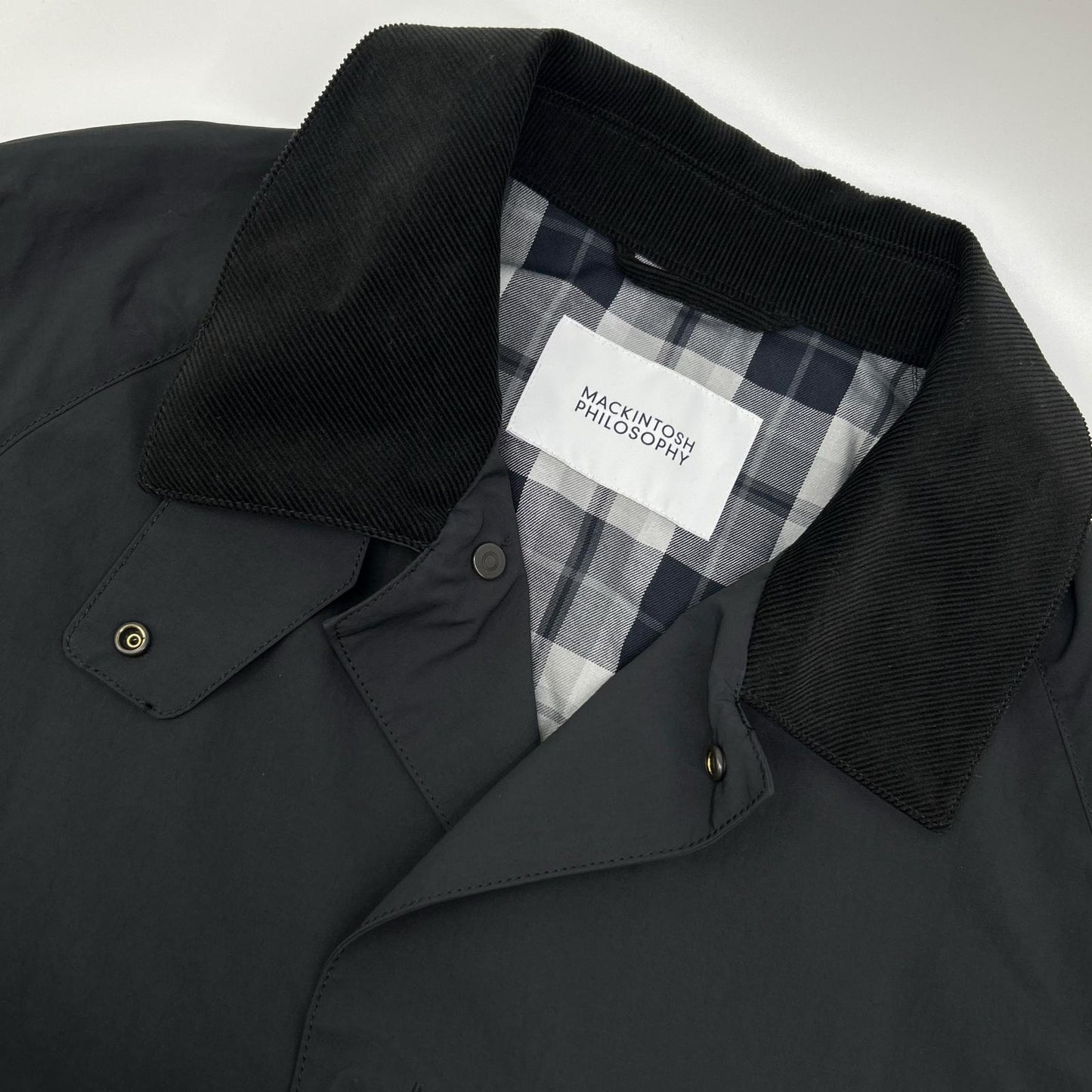 MACKINTOSH マッキントッシュ H1C58-579-09 24年製 ブラック ステンカラーコート コート