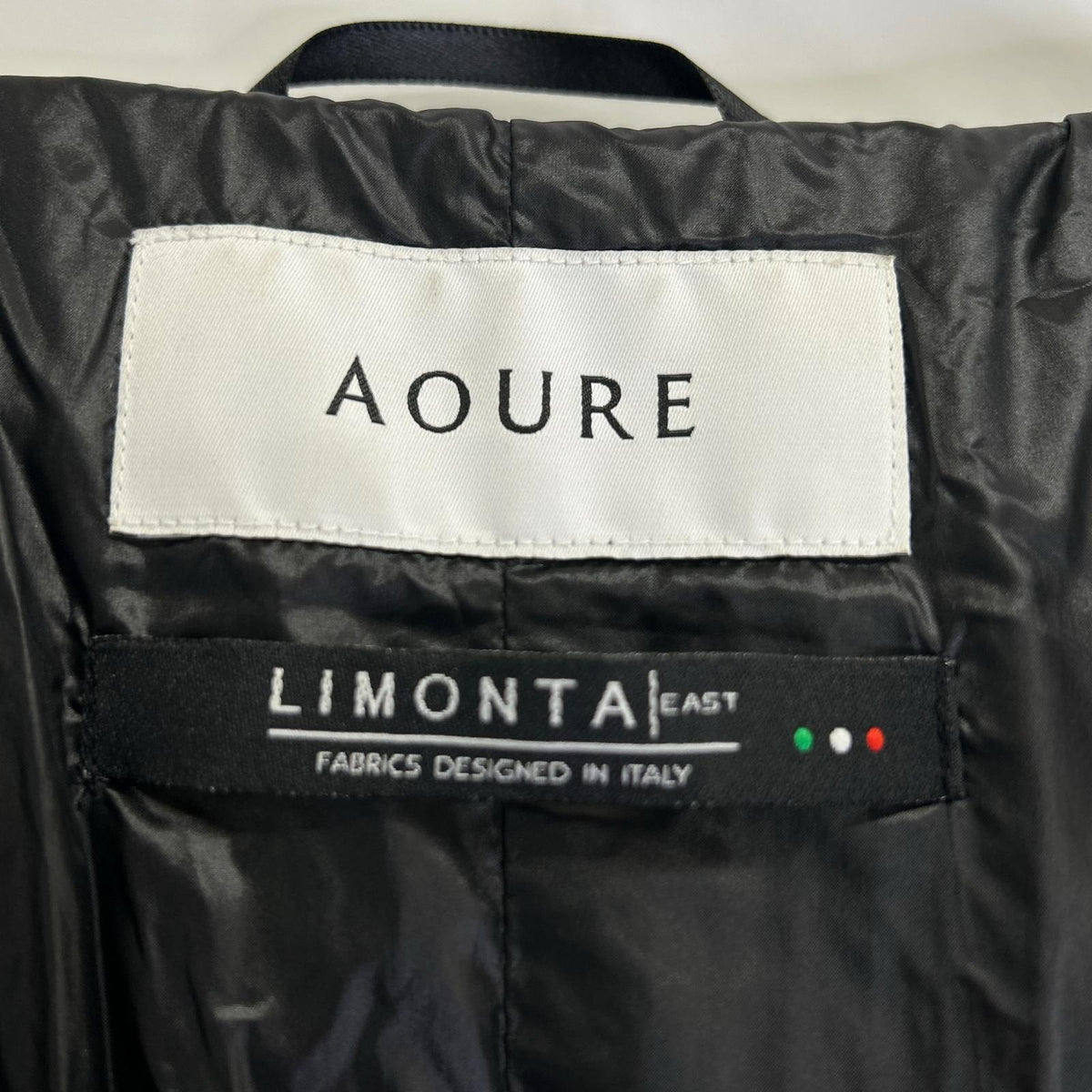 AOURE アウール AMFC241000 ブラック 4パッチLIMONTA ダウンコート コート