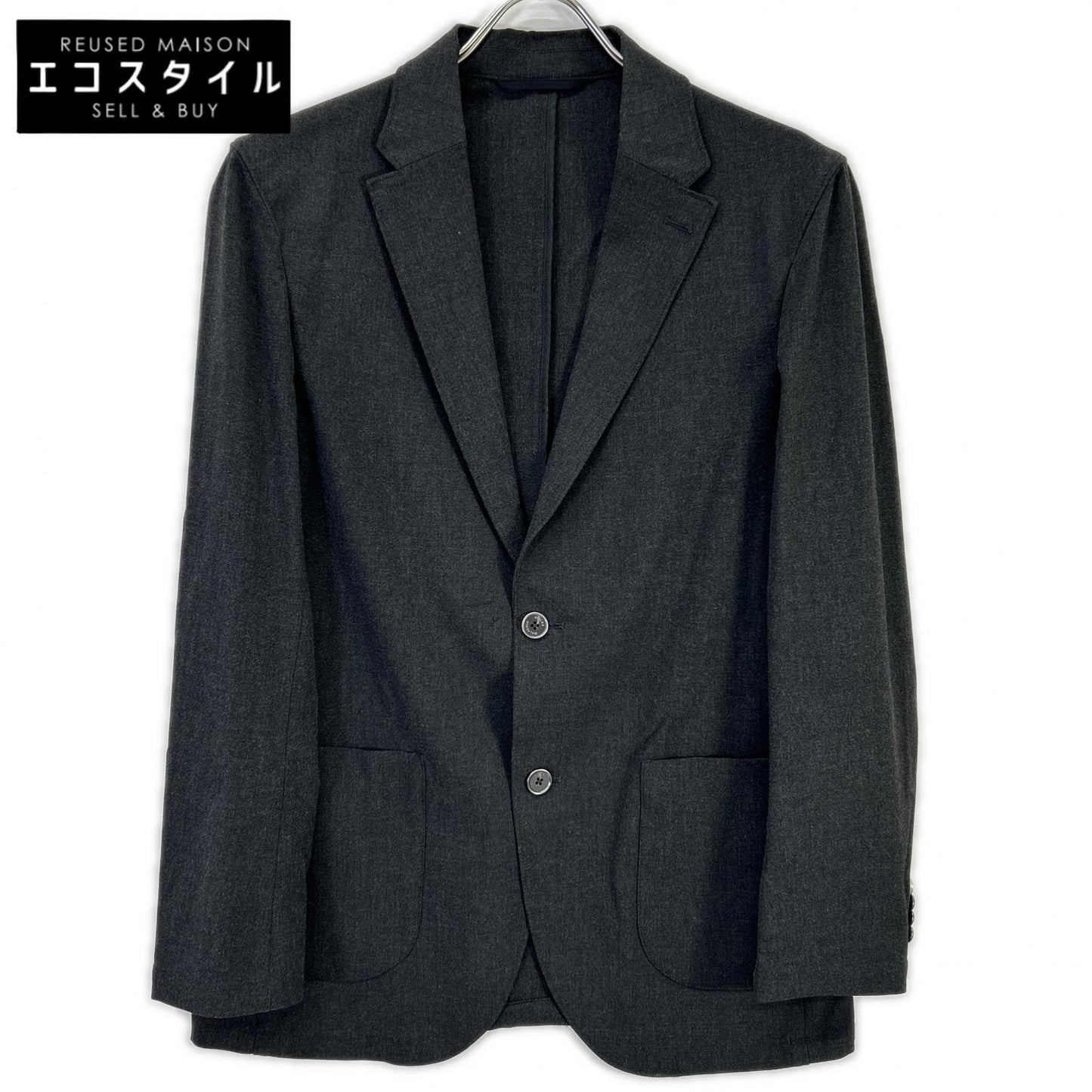 AOURE アウール AMFJ241013 グレー MALPENSA JACKET 2Bシングルテーラードジャケット ジャケット