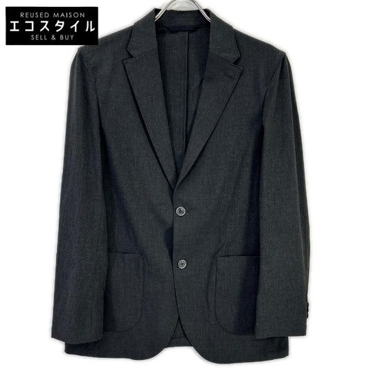 AOURE AMFJ241013 Gray MALPENSA JACKET 2B Single-Breasted Tailored Jacket