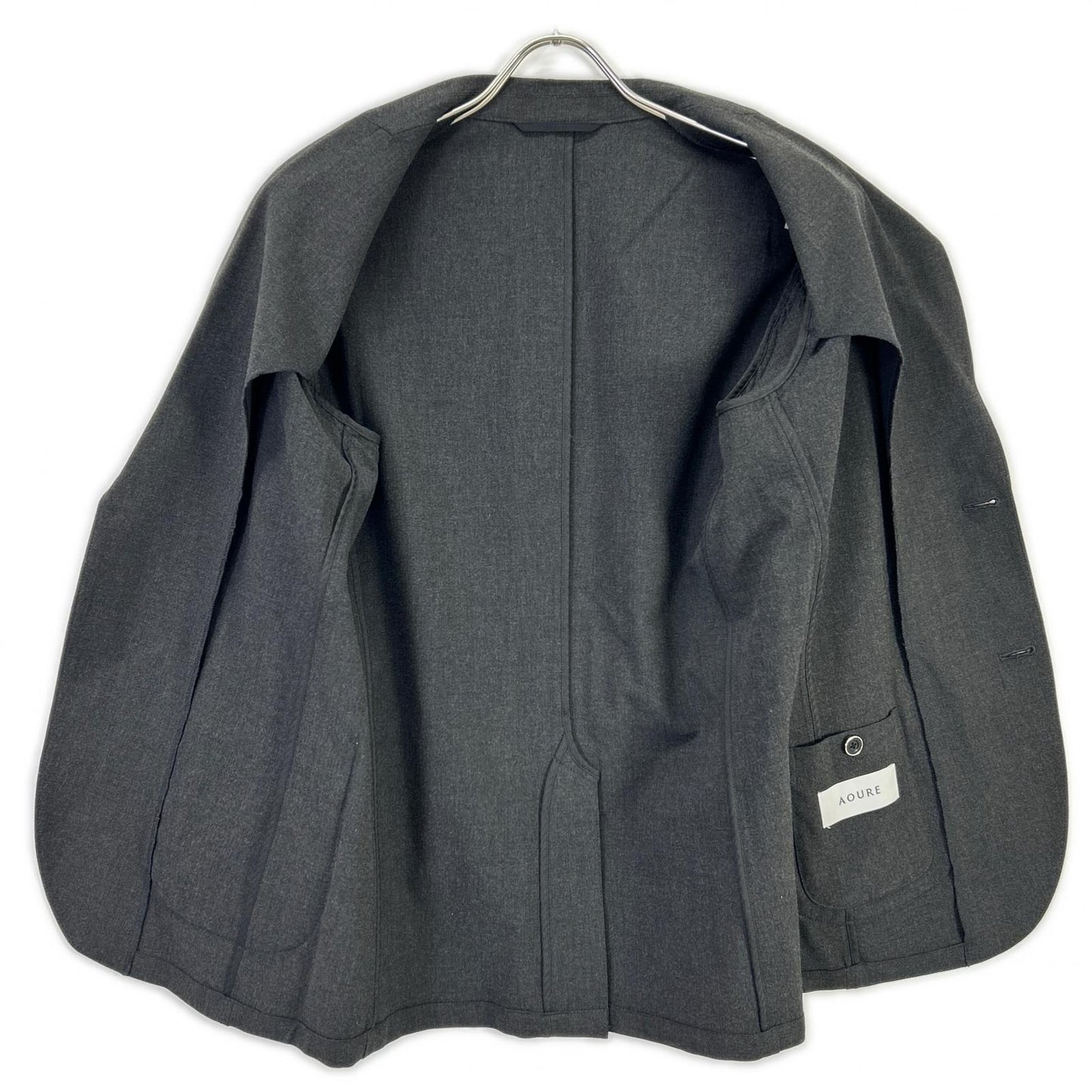 AOURE アウール AMFJ241013 グレー MALPENSA JACKET 2Bシングルテーラードジャケット ジャケット